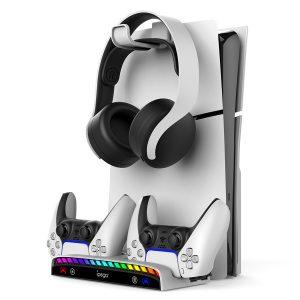 IPEGA PS5 / PS5 Slim Wall Mount Charging Dock RGB PG-P5S011