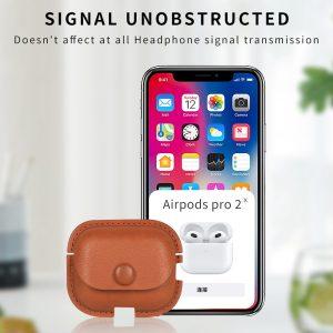 Airpods Pro (Gen 2) / Pro 2 Leather Case – Brown