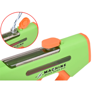 Dual Spray Heads Electric Water Gun – Green