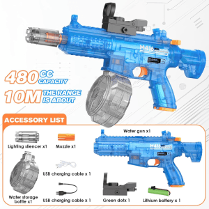 M416 Electric High Pressure Water Gun – Blue