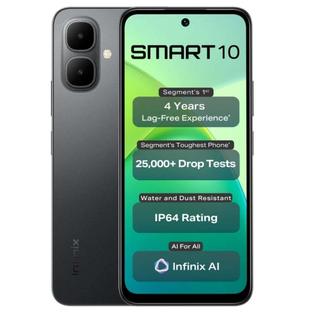 Infinix Smart 10 X6725 4/128GB - Sleek Black
