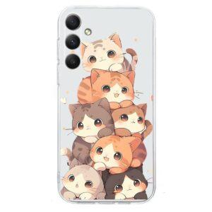 Samsung Galaxy A16 Pattern Printing TPU Cover – Multiple Kittens