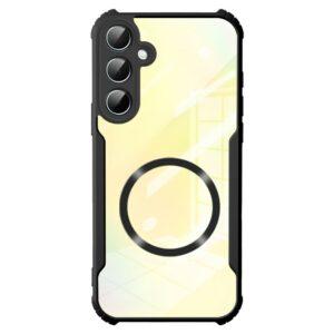 Samsung Galaxy A56 5G MagSafe Shockproof TPU + Acrylic Cover – Black