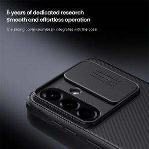 Samsung Galaxy A56 5G NILLKIN Camshield Pro Series PC + TPU Cover – Black