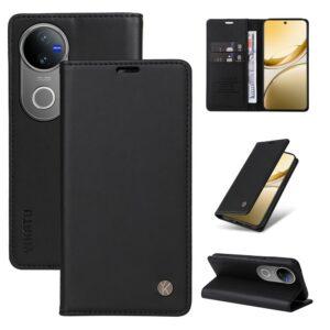Vivo V50 5G YIKATU PU Leather Flip Cover  – Black