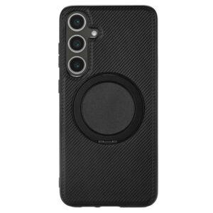 Samsung Galaxy A56 5G VILI Magsafe Rotary Kickstand PC TPU Cover - Black
