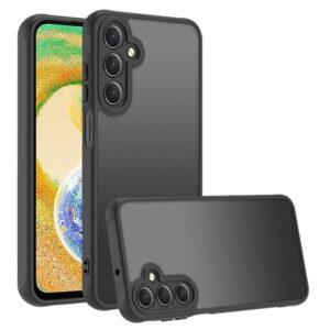 Samsung Galaxy A16 Matte PC + TPU Shockproof Phone Cover – Black