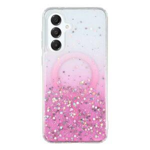 Samsung Galaxy A16 MagSafe Sparkle Epoxy Cover – Pink