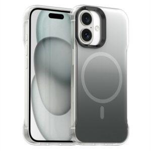 iPhone 16 Magsafe Gradient IMD TPU+PC Phone Cover – Black