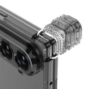 GKK Samsung Galaxy Z Fold7 Shockproof TPU Cover – Transparent Black