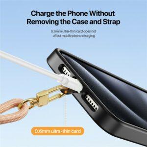 DUX DUCIS Garden Series Phone Lanyard Adjustable Wrist Strap – Amber Color