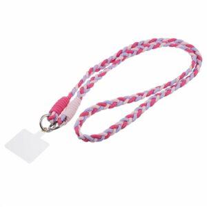 Phone Lanyard Weaving Polyester Shoulder Strap – Mixed Colours