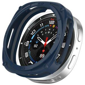 Samsung Galaxy Watch8 40mm Soft TPU Shockproof Bumper Frame – Midnight Blue