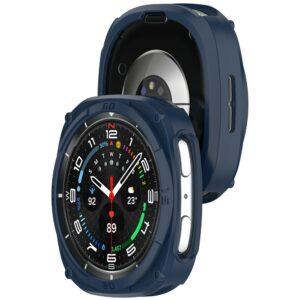 Samsung Galaxy Watch8 40mm Soft TPU Shockproof Bumper Frame – Midnight Blue