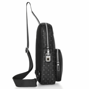 WIWU Master Fingerprint Lock Crossbody Bag – Black