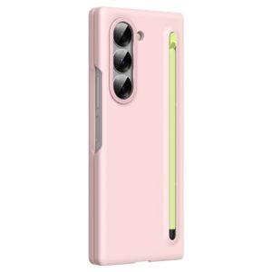 Samsung Galaxy Z Fold7 5G  Hard PC Cover with Glass Film and Stylus – Pink