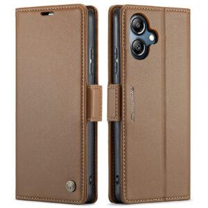 Samsung Galaxy A07 /A06 5G CASEME 023 Series Wallet Stand Cover - Brown