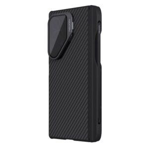 Samsung Galaxy Z Fold7 NILLKIN CarboProp Magnetic Fiber Lens Kickstand Cover – Black