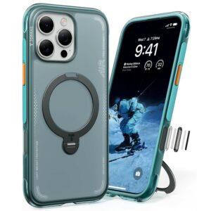 TORRAS Ostand Q3 Air iPhone 16 Pro Max Magsafe Kickstand Back Cover - Blue