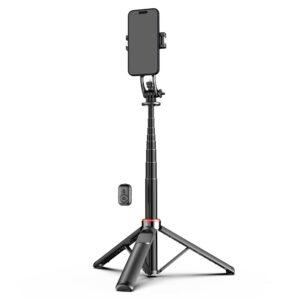 Magnetic Phone Holder C20 Aluminum Alloy Tripod/Selfie Stick – Black