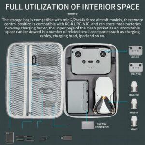 STARTRC DJI Mini 4K / Mini 2 SE / Mini 2 RC Drone PU Storage Bag