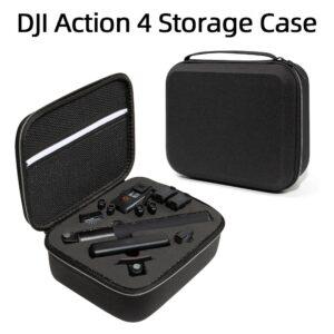 DJI Osmo Action 3 / Action 4 / Action 5 Pro EVA Hard Shell Portable Storage Bag – Black