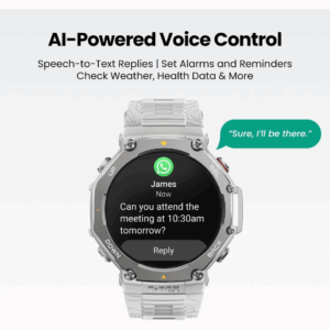 Amazfit T-Rex 3 Rugged/Military Smart Watch 48mm – Haze Gray