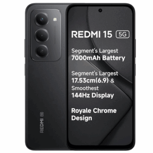 Redmi 15 6/128GB – Midnight Black
