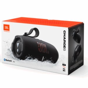 JBL Charge6 Splashproof Portable Bluetooth Speaker – Black