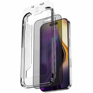 iPhone 17 Pro Max Privacy Blupebble Graphene Rock Series Tempered Glass Protector