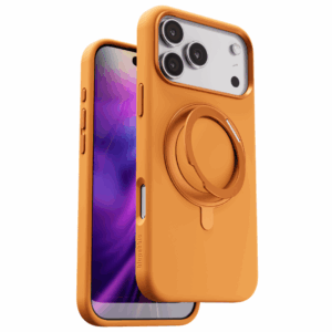 iPhone 17 Pro Blupebble RingFlex Magsafe Rotatable Kickstand Cover – Orange