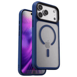 iPhone 17 Pro Blupebble Hybrid Matte Magsafe Cover – Blue