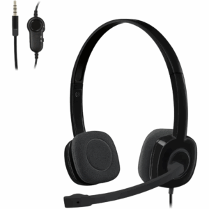 Logitech H151 3.5mm Stereo Headset With Microphone - Graphite
