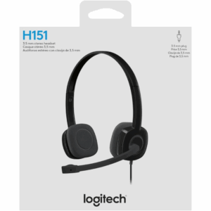 Logitech H151 3.5mm Stereo Headset With Microphone – Graphite