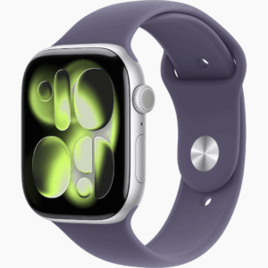 Apple Watch Series 11 46mm Silver Ai Purple Fog Sport Band M/L GPS MEVA4ZP/A