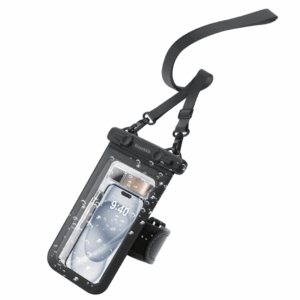 Blupebble Splash Waterproof Phone Pouch 8.5" - Black