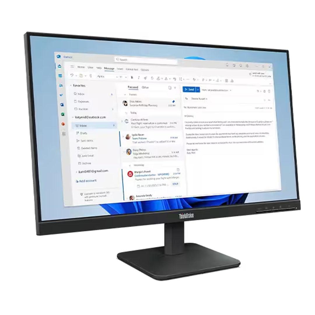 Lenovo ThinkCentre S24-4e 1920x1080p FHD Monitor - Raven Black