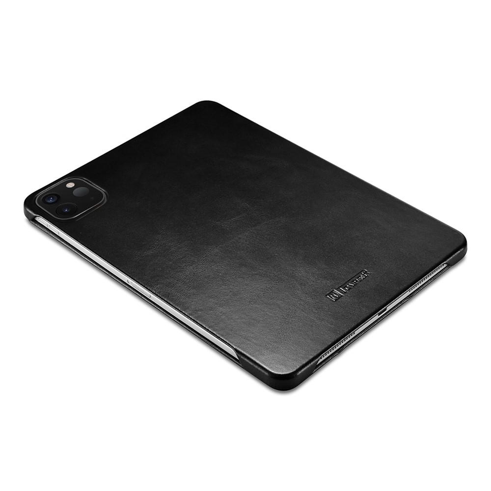 iPad Air 11 / Pro 11-inch ICARER Retro Tri-Fold Genuine Leather Smart Cover - Black - Image 15