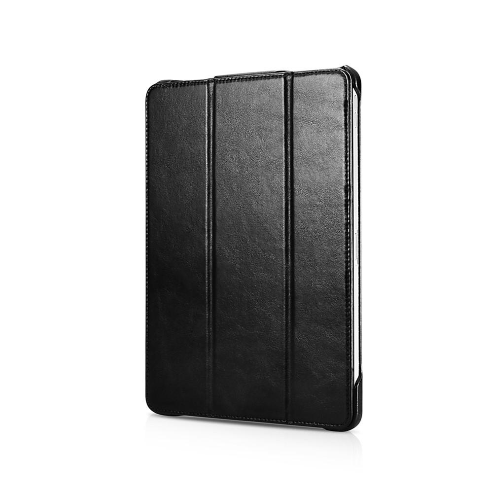 iPad Air 11 / Pro 11-inch ICARER Retro Tri-Fold Genuine Leather Smart Cover - Black - Image 8