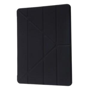 iPad 10.2 (2021/20/19) PU Leather Origami Stand Tablet Cover with Auto Wake/Sleep – Black