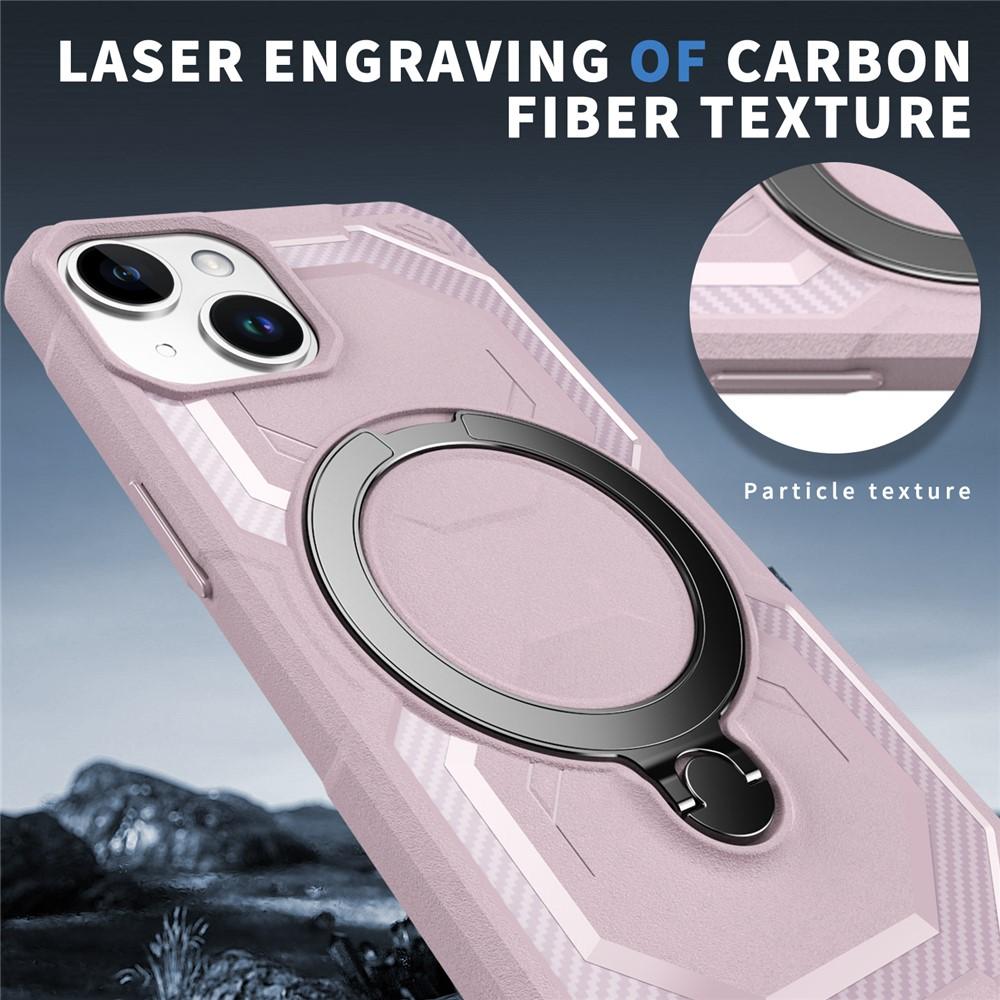 iPhone 14 / 13 MagSafe Kickstand TPU + PC Phone Cover - Pink - Image 3