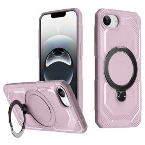 iPhone 16e MagSafe Kickstand TPU + PC Phone Cover – Pink