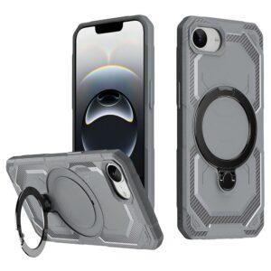 iPhone 16e MagSafe Kickstand TPU + PC Phone Cover – Gray