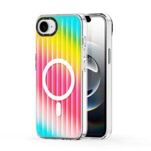 iPhone 16e DUX DUCIS Zest Series MagSafe Gradient TPU Cover – Rainbow