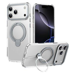 iPhone 17 Pro Max MagSafe Kickstand Matte Back Cover – Transparent