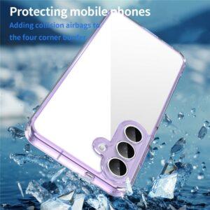 Samsung Galaxy S25 FE TPU + Acrylic Anti Yellowing Cover – Purple