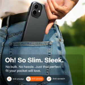 iPhone 17 TORRAS MagSafe Hard PC Shockproof Phone Cover – Black