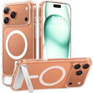 iPhone 17 Pro Max TORRAS Kickstand TPU + PC Magsafe Cover – Transparent
