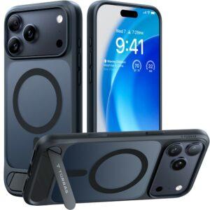 iPhone 17 Pro Max TORRAS Kickstand TPU + PC Magsafe Cover – Black