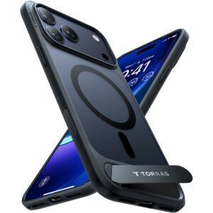 iPhone 17 Pro Max TORRAS Kickstand TPU + PC Magsafe Cover – Black